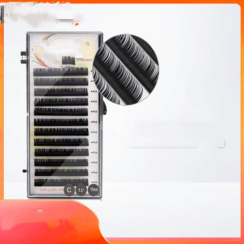 JMT-429642 Natural Grafted Eyelashes - Soft, Realistic, and Lightweight Curling Lashes (Length: 8mm-15mm)
