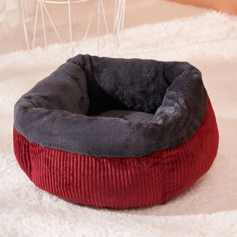 JMT-429834 Cozy Washable Circular Cat Sofa Bed for Comfort and Relaxation