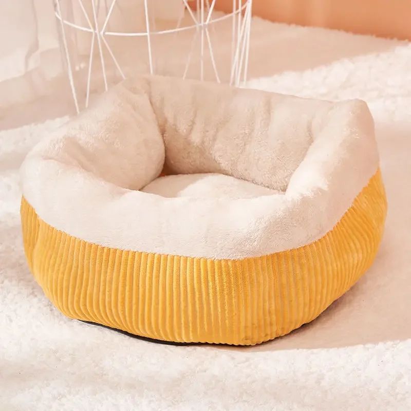 JMT-429834 Cozy Washable Circular Cat Sofa Bed for Comfort and Relaxation