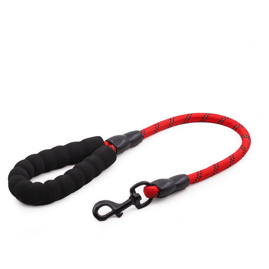 JMT-430026 Reflective Nylon Dog Rope with Extension Chain for Large Dogs