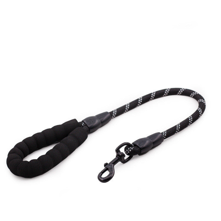 JMT-430026 Reflective Nylon Dog Rope with Extension Chain for Large Dogs