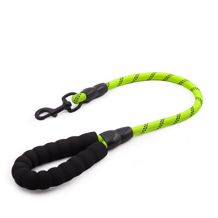 JMT-430026 Reflective Nylon Dog Rope with Extension Chain for Large Dogs