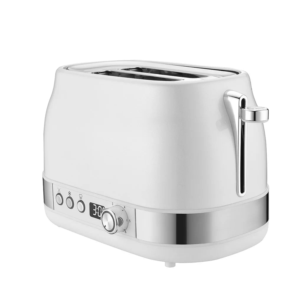 JMT-430346 Digital 2-Slice Toaster with Multi-Function Breakfast Settings for Perfectly Toasted Bread