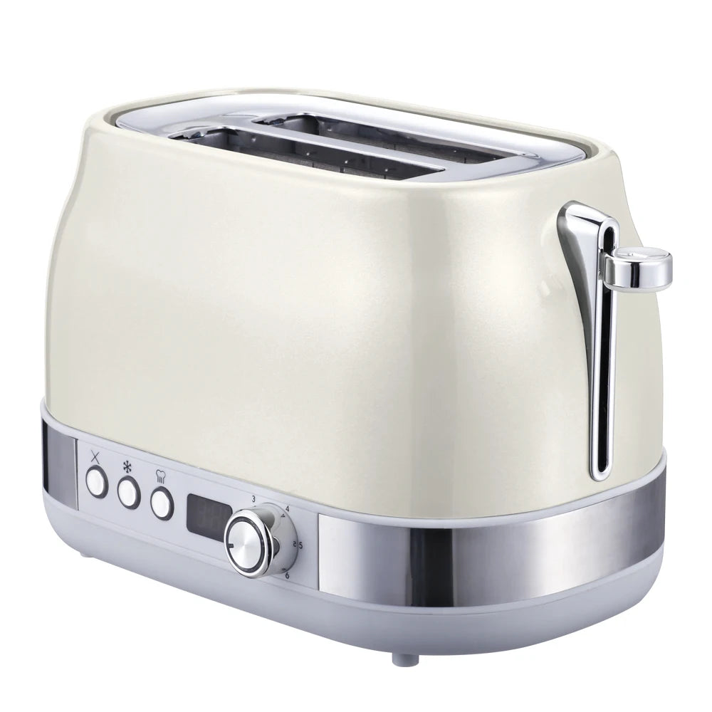 JMT-430346 Digital 2-Slice Toaster with Multi-Function Breakfast Settings for Perfectly Toasted Bread