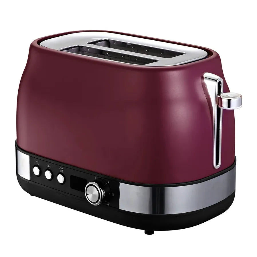 JMT-430346 Digital 2-Slice Toaster with Multi-Function Breakfast Settings for Perfectly Toasted Bread