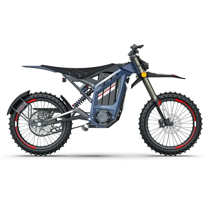 JMT-430602 6000W Mid-Drive Electric Dirt Bike with 72V Motor, 40Ah LG Battery for Off-Road Adventures , Top Speed 27.9 mph
