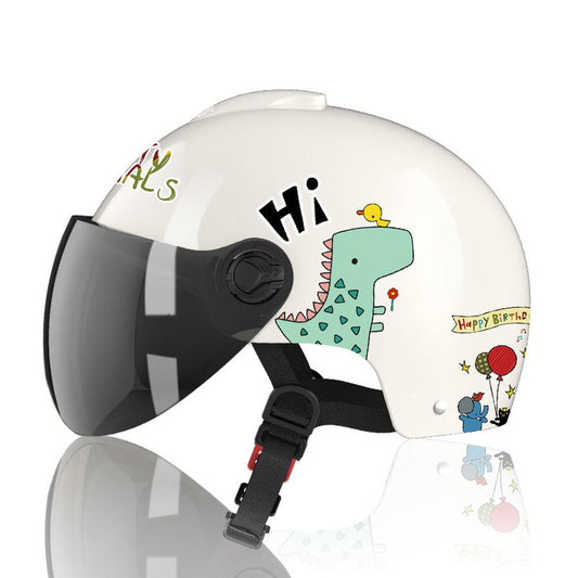 JMT-430602 Children's Electric Cartoon Battery-Powered Safety Helmet