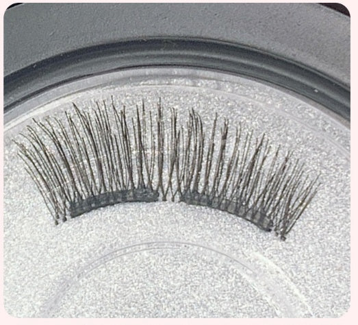 JMT-430794 Soft Magnetic False Eyelash Set with Iron Clip - 1 Pair Soft, 2 Pairs Hard, and Eyelash Curler Included