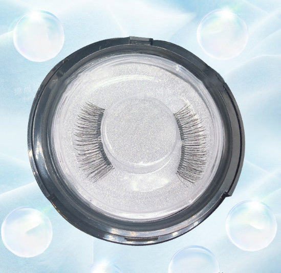 JMT-430794 Soft Magnetic False Eyelash Set with Iron Clip - 1 Pair Soft, 2 Pairs Hard, and Eyelash Curler Included