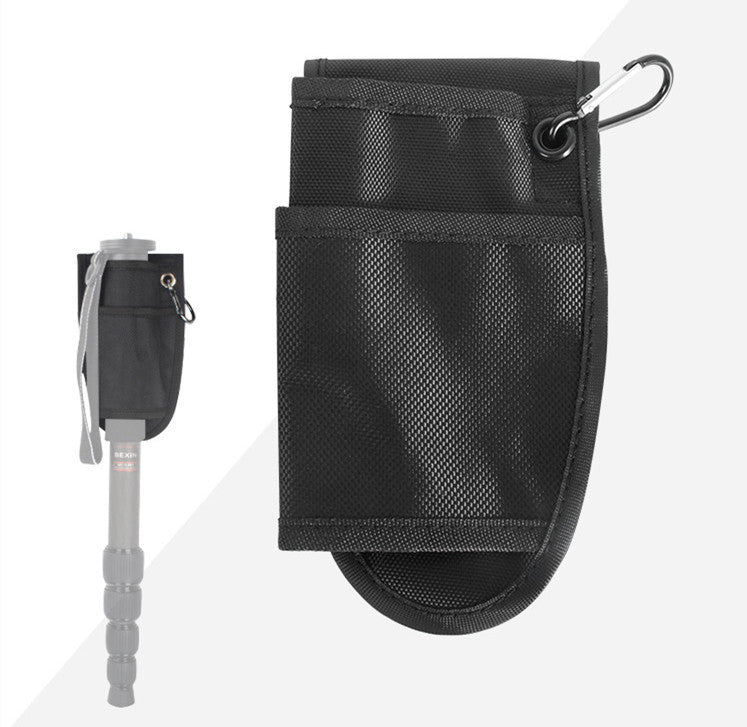 JMT-430858 Multifunctional Portable Nylon Monopod Waist Bag with Dual Storage Layers