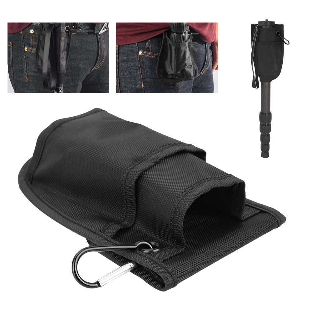 JMT-430858 Multifunctional Portable Nylon Monopod Waist Bag with Dual Storage Layers
