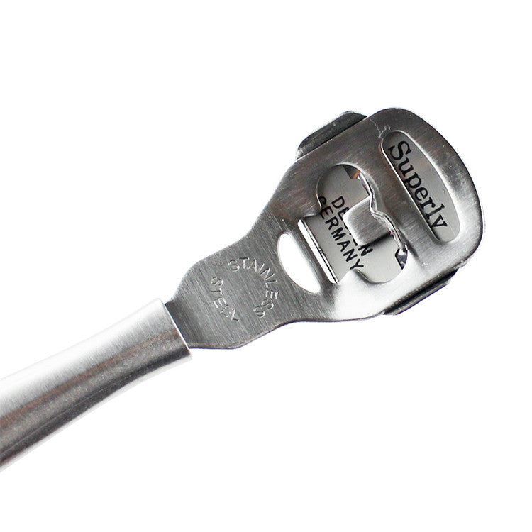 JMT-430922 Stainless Steel Pedicure Tool for Callus and Dead Skin Removal, Ergonomic Design