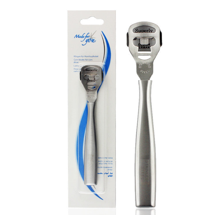 JMT-430922 Stainless Steel Pedicure Tool for Callus and Dead Skin Removal, Ergonomic Design