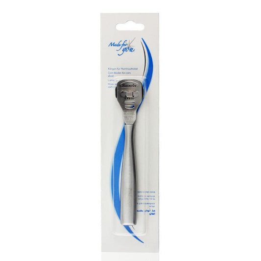 JMT-430922 Stainless Steel Pedicure Tool for Callus and Dead Skin Removal, Ergonomic Design