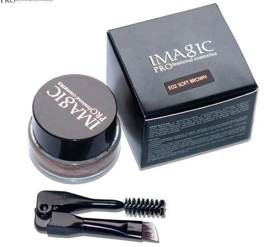 JMT-431114 Eyebrow Cream with 6 Ribbon Brush Head for Enhanced Definition and Color