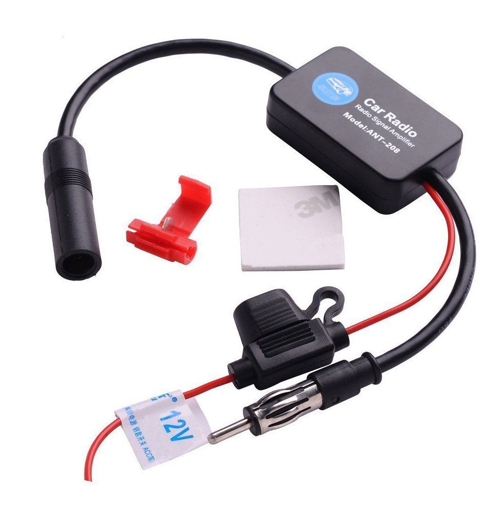 JMT-431306 Car Radio Signal Amplifier for Improved AM/FM Reception and Noise Reduction