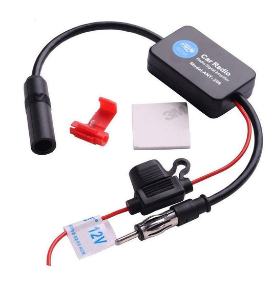 JMT-431306 Car Radio Signal Amplifier for Improved AM/FM Reception and Noise Reduction
