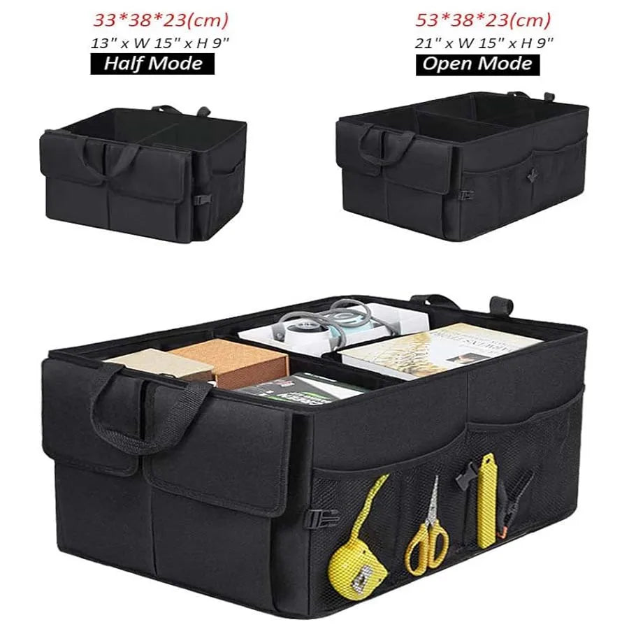 JMT-431306 Collapsible Waterproof Trunk Organizer for Vehicles - Versatile Car Storage Solution