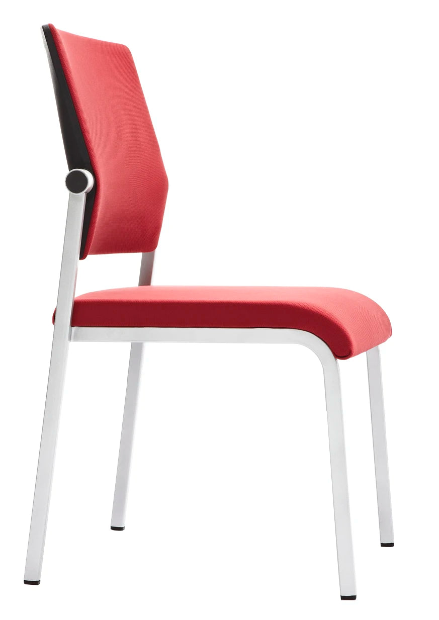 JMT-431434 Modern Fabric Armless Visitor Chair for Conference Rooms - Foldable and Stackable Design