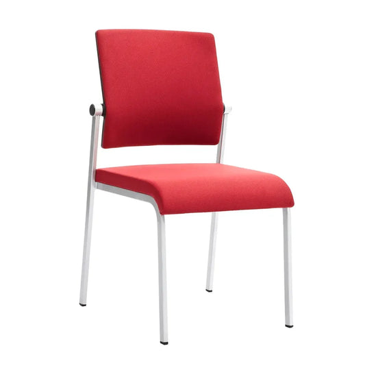 JMT-431434 Modern Fabric Armless Visitor Chair for Conference Rooms - Foldable and Stackable Design