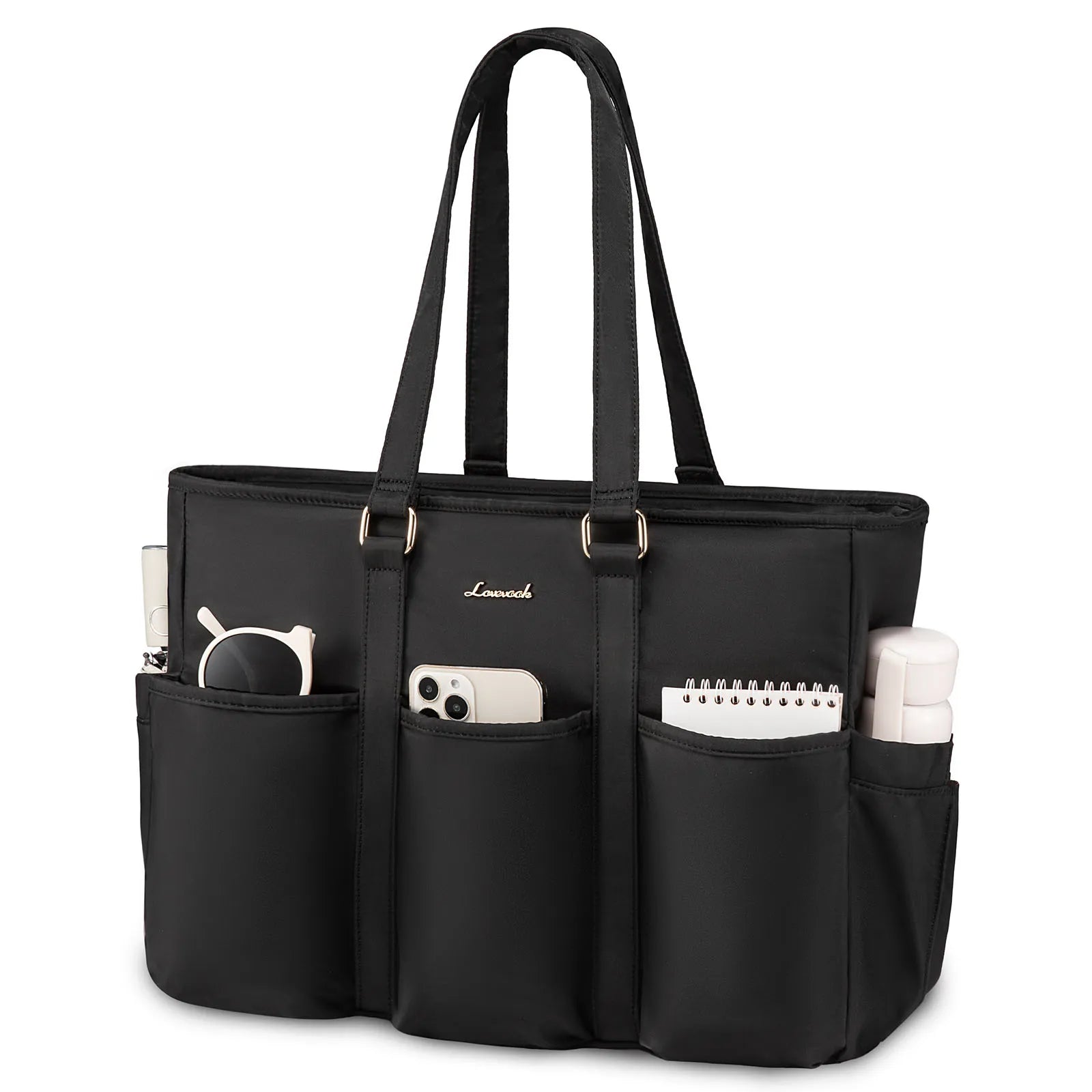 JMT-431498 Spacious Laptop Tote Bag with Multiple Pockets for Office, Travel, and Daily Essentials