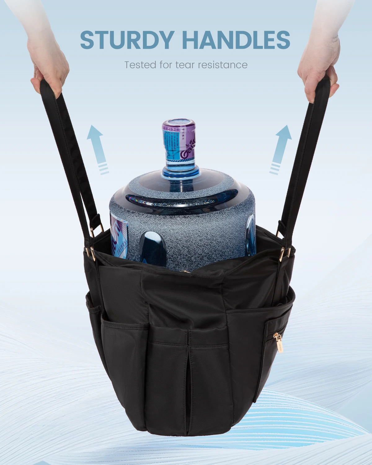 JMT-431498 Spacious Laptop Tote Bag with Multiple Pockets for Office, Travel, and Daily Essentials