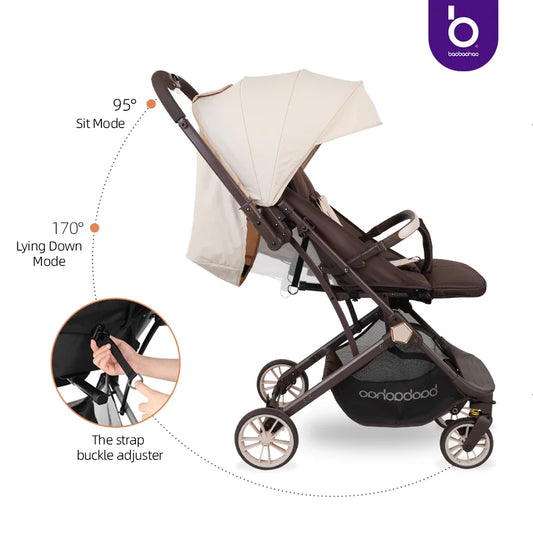 JMT-432010 Compact Baby Travel System with Easy Folding Stroller for 0-3 Years