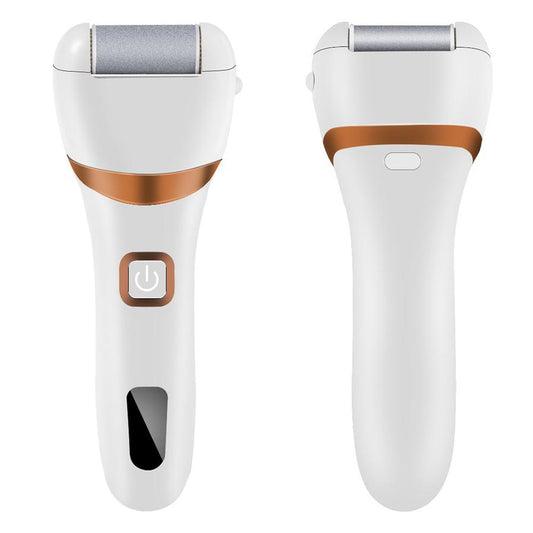 JMT-432074 Electric Rechargeable Callus Remover with Extra Coarse Roller Heads for Smooth Feet