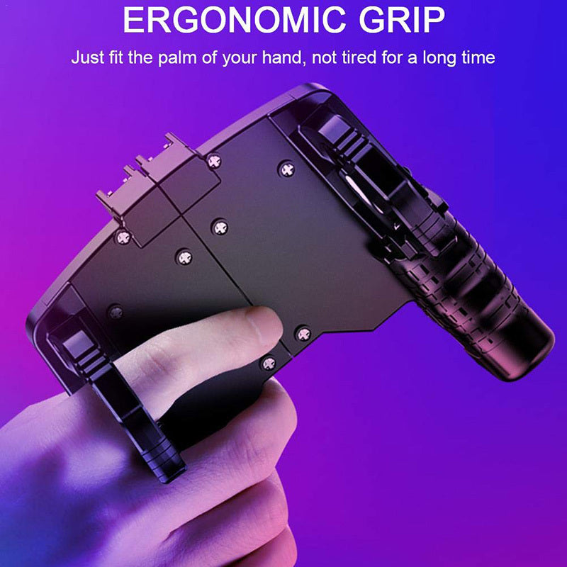 JMT-432138 Multi-Function Gamepad for Mobile Devices - Ergonomic Design with Trigger Mechanism for Enhanced Gaming Experience