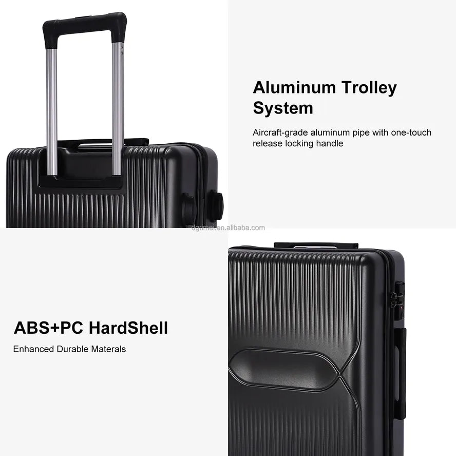 JMT-432394 Custom Logo Carry-On Travel Suitcase with PC ABS Trolley Design