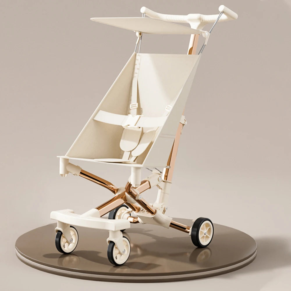 JMT-432842 Lightweight Aluminium Frame Compact Folding Stroller with Canopy for Infants