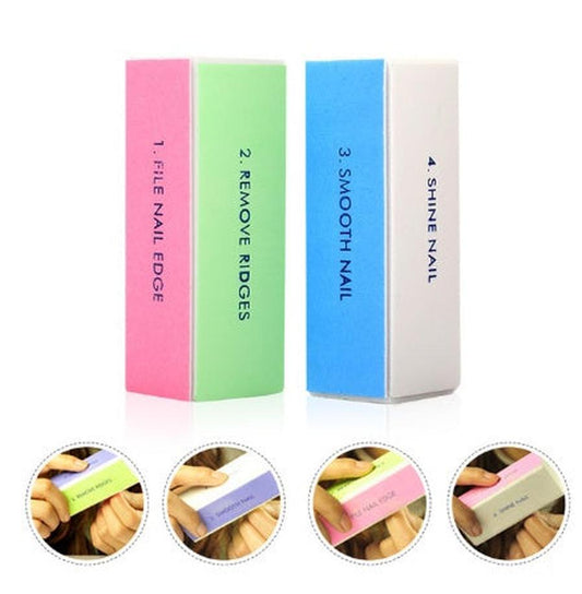 JMT-433290 Professional Nail Buffer File Tool - 9cm x 4cm x 3cm, Essential for Nail Art and Manicure Procedures