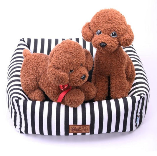 JMT-433290 Stylish Canvas Pet House with Anti-Biting Feature - Available in Small, Medium, and Large Sizes
