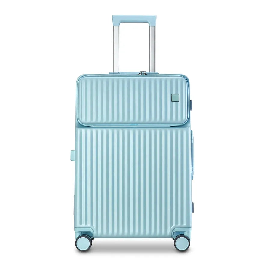 JMT-433546 Custom Hardshell Aluminum 20-Inch Trolley Luggage Suitcase for Travel