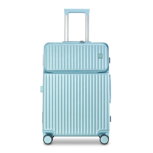 JMT-433546 Custom Hardshell Aluminum 20-Inch Trolley Luggage Suitcase for Travel