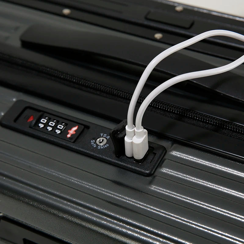 JMT-433866 18-Inch Lightweight Travel Suitcase with Laptop Compartment and Smooth-Glide Wheels