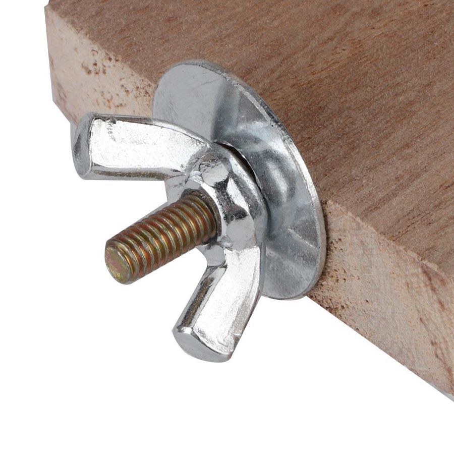 JMT-433994 Wooden Log Stairs Pet Toy - Interactive Climbing Activity for Small Animals