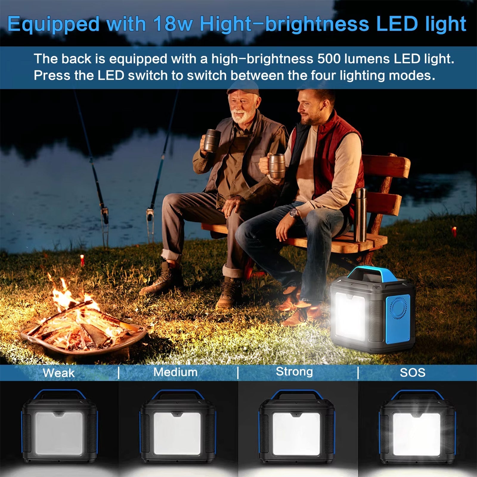 JMT-434314 300W Portable Power Station with 296Wh Lithium Battery - Ideal for Home and Outdoor Use