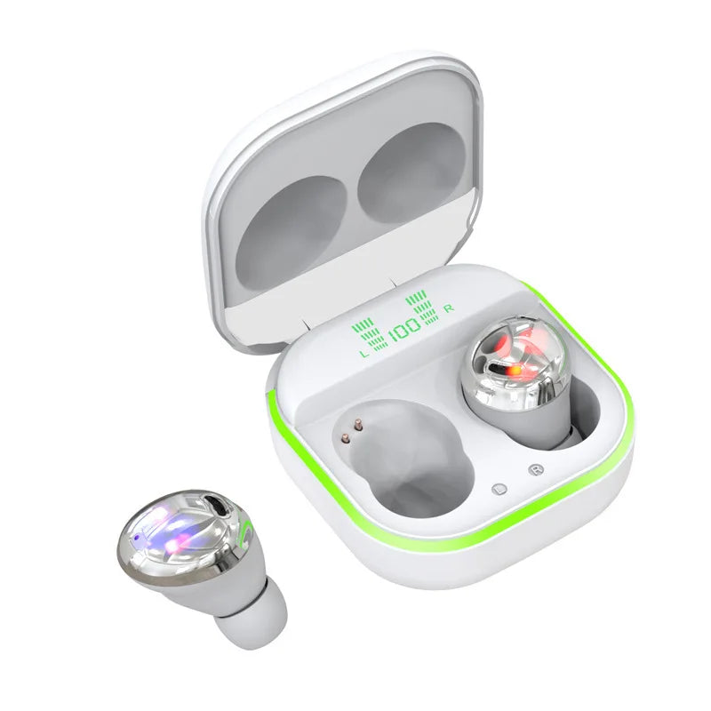 JMT-434314 S190 Wireless TWS Bluetooth 5.1 Earbuds with Touch Control and Digital Display