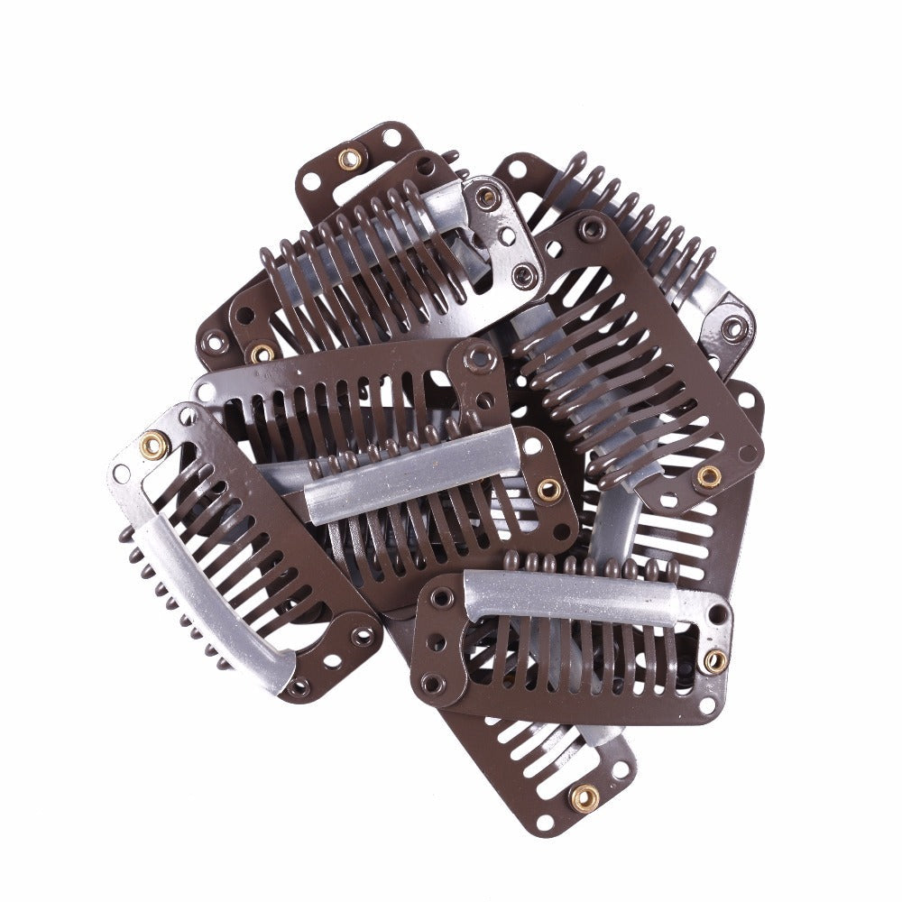 JMT-434506 Stainless Steel Wig Clips for Medium and Long Hair Extensions and Pieces