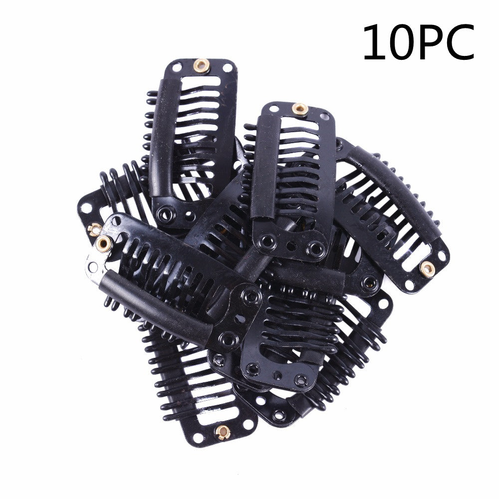 JMT-434506 Stainless Steel Wig Clips for Medium and Long Hair Extensions and Pieces