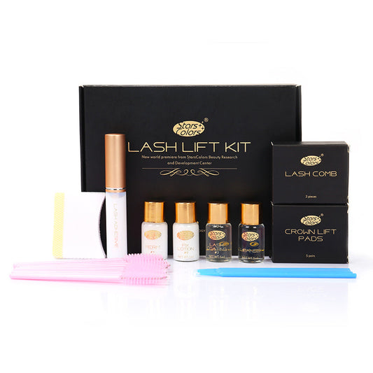 JMT-434570 Quick Lash Lifting Eyelash Perm Kit for Salon and DIY Use - Complete Set with Perming Tools and Lasting Results
