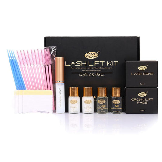 JMT-434570 Quick Lash Lifting Eyelash Perm Kit for Salon and DIY Use - Complete Set with Perming Tools and Lasting Results