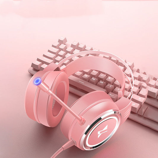 JMT-434634 Upgraded 7.1 Surround Sound Wired Gaming Headset with Protein Earmuffs for PC