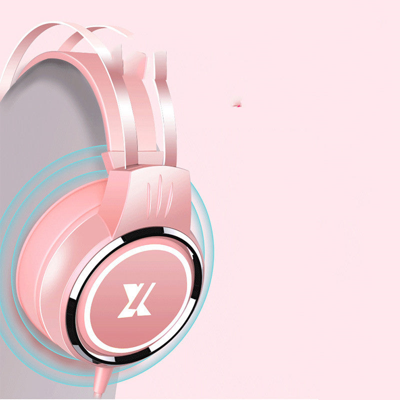 JMT-434634 Upgraded 7.1 Surround Sound Wired Gaming Headset with Protein Earmuffs for PC