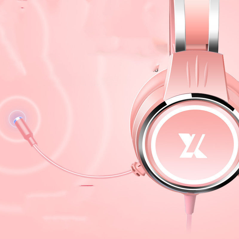 JMT-434634 Upgraded 7.1 Surround Sound Wired Gaming Headset with Protein Earmuffs for PC