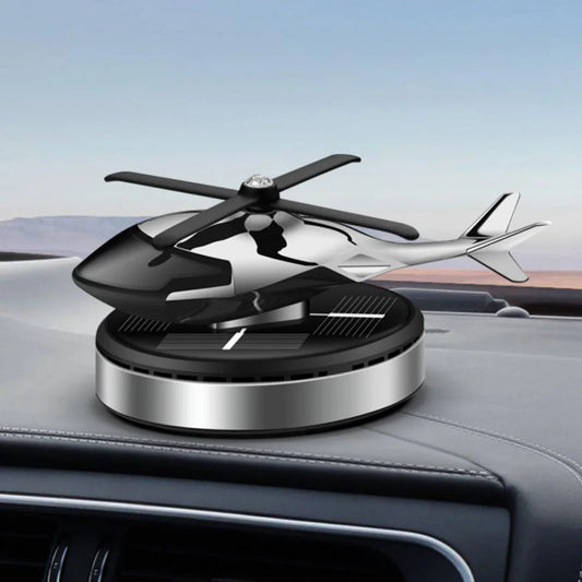 JMT-434762 Rotating Solar Car Perfume Diffuser - Elegant Air Freshener for Vehicle Scents