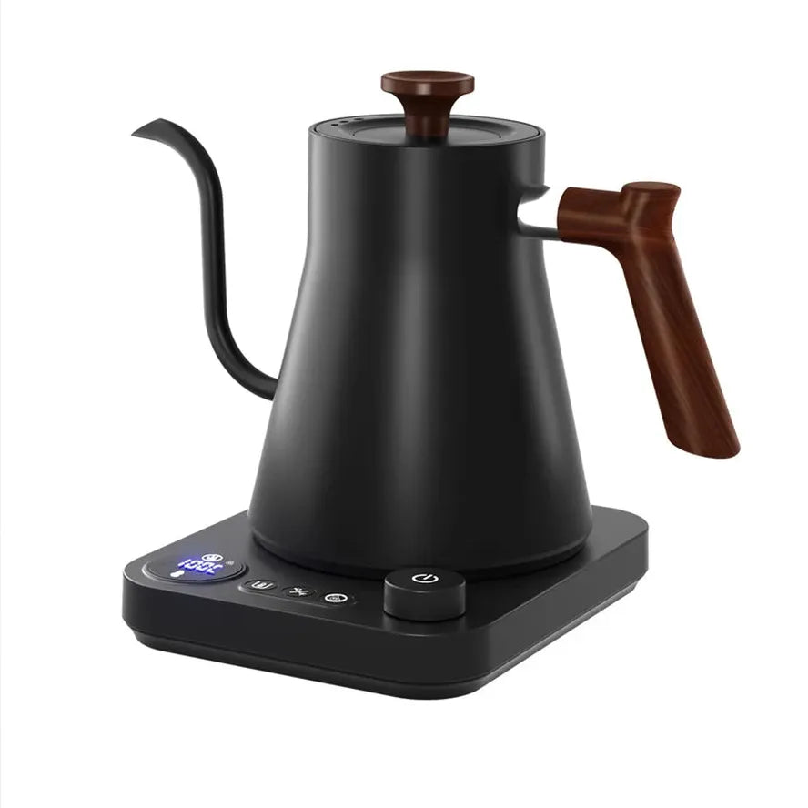 JMT-434826 Smart Digital Stainless Steel Gooseneck Kettle with Temperature Control for Precision Pour Over Coffee