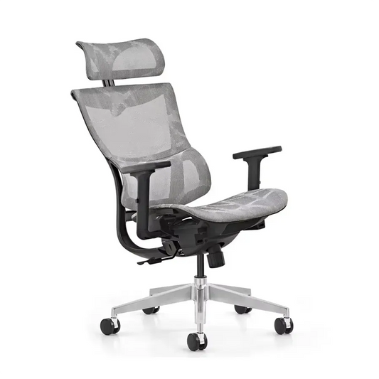 JMT-434890 Ergonomic 3D Mesh Office Chair with Adjustable Headrest and Armrests for Enhanced Comfort