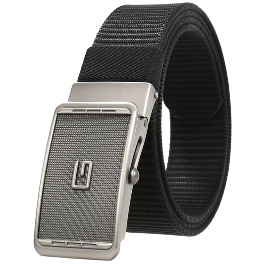 JMT-434890 Men's Nylon Braided Formal Belt - Durable and Stylish Accessory
